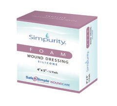Safe N Simple Transparent Film Dressing Simpurity™ Rectangle 4 X 5 Inch Without Delivery Method Without Label Sterile