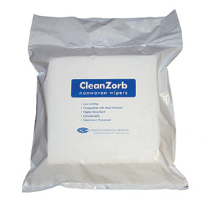 Connecticut Clean Room Cleanroom Wipe White NonSterile Polycellulose 9 X 9 Inch Disposable - M-1136561-3384 - Case of 3600