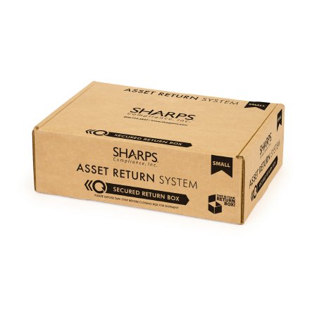 Sharps Compliance BOX, RETURN ASSET PUMP SM PREPAID (24/CS) - M-1136582-3401 - Case of 24