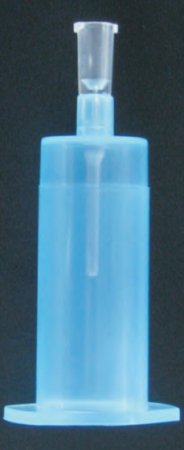 Blood Transfer Device with Female Luer Adapter McKesson Translucent Blue, Plastic For the Needleless Transfer of Blood