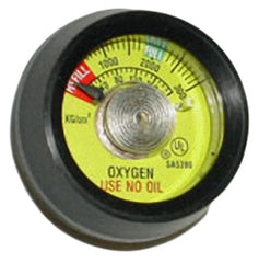 Mada Medical Products GUAGE, CONTENTS BACK MOUNT W/PROTECTOR F/CYLINDER/REGULATOR