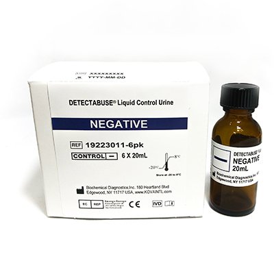 Kova International Drugs of Abuse Control Detectabuse® Urine Negative Level 6 X 20 mL