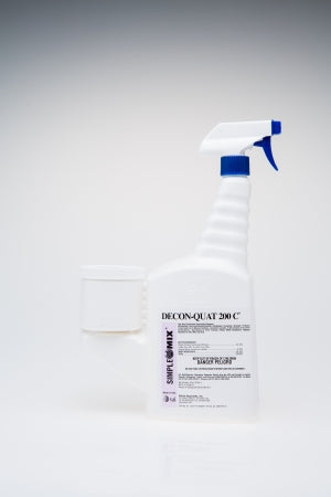 Veltek Associates DECON-QUAT® 200C Surface Disinfectant Cleaner Quaternary Based Liquid 16 oz. Bottle Unscented Sterile - M-1137893-1343 - Case of 12