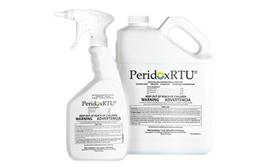 Connecticut Clean Room PeridoxRTU® Sporicidal Surface Disinfectant Cleaner Peroxide Based Liquid 32 oz. Bottle Vinegar Scent Sterile - M-1137904-4872 - Case of 6