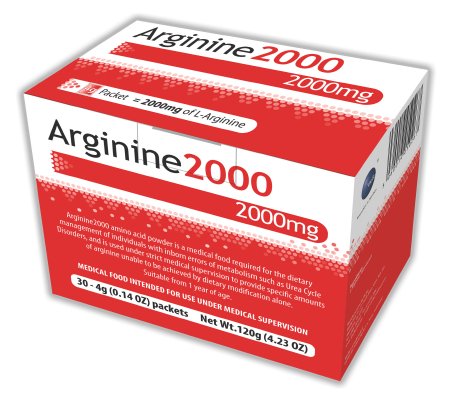Vitaflo USA LLC Amino Acid Oral Supplement Vitaflo Arginine 2000 Unflavored 4 Gram Individual Packet Powder