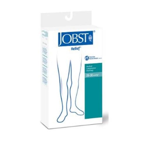 BSN Medical Compression Stocking JOBST® Relief® Thigh High X-Large Black Closed Toe - M-976214-4094 - Pair