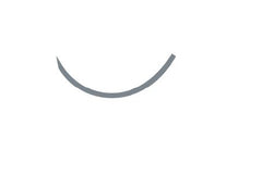 Suture with Needle Surgical Specialties Absorbable Uncoated Violet Suture Monofilament PDO (Polydioxanone) Size 0 18 Inch Suture 1-Needle 13 mm Length 3/8 Circle Reverse Cutting Needle