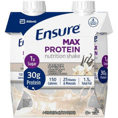 Abbott Nutrition Oral Protein Supplement Ensure® Max Protein Nutrition Shake Vanilla Flavor Ready to Use 11 oz. Carton