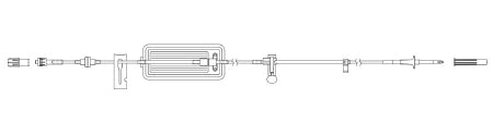 Zevex Pump Set Curlin® 97 Inch Tubing Without Port - M-1138839-3451 - Case of 20