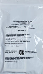 Alcohol Prep Pad McKesson 70% Strength Isopropyl Alcohol Individual Packet Sterile