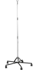 Drive Medical Disposable IV Stand Floor Stand McKesson 2-Hook 5 Caster Plastic Base - M-1139254-1304 - Each