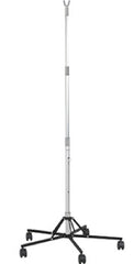 Drive Medical Disposable IV Stand Floor Stand McKesson 2-Hook 5 Caster Plastic Base - M-1139254-3339 - Case of 6