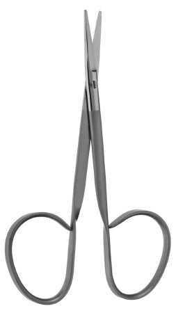 V. Mueller Eye Scissors V. Mueller® 4-1/8 Inch Length Stainless Steel NonSterile Finger Ring Handle Curved Blades Blunt Tip / Blunt Tip - M-1139420-3011 - Each