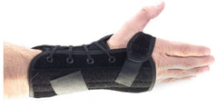 Fabrication Enterprises Wrist Brac Suede Left Hand Black Medium