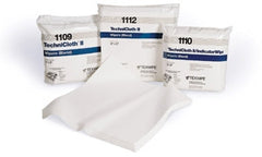 Connecticut Clean Room Task Wipe TechniCloth® II White NonSterile 55% Cellulose / 45% Polyester 9 X 9 Inch Disposable - M-1139720-2336 - Bag of 300