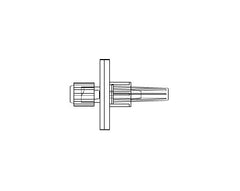 Syringe Disc Filter McKesson 0.2 Micron, Sterile, Male / Female Luer-Lock PES - M-1140268-4379 - Case of 50