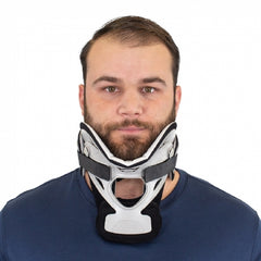 DJO Rigid Cervical Collar ProCare® XTEND 174 Preformed Adult X-Small Two-Piece / Trachea Opening 1-1/4 Inch Height 8 to 14 Inch Neck Circumference