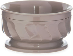 Culinary Depot Inc Pedestal Base Bowl Dinex® Latte Single Use Urethane Foam 4.38 Inch Diameter