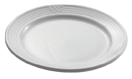 Culinary Depot Inc Bread and Dessert Plate Dinex® White Reusable China 5-1/2 Inch Diameter