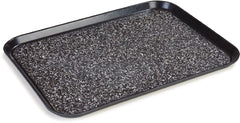 Culinary Depot Inc TRAY, CAFETERIA NON-SKID BLK MARBLE 14"X18" (12/CS)