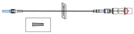 Extension Set McKesson 62 Inch Tubing 1 Port - M-1141192-4497 - Each