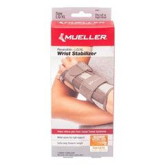 Mueller Sports Medicine Wrist Stabilizer Mueller® Carpal Tunnel Nylon / Aluminum / Polyester / PP / PU / Spandex / POM Left or Right Hand Gray Large / X-Large