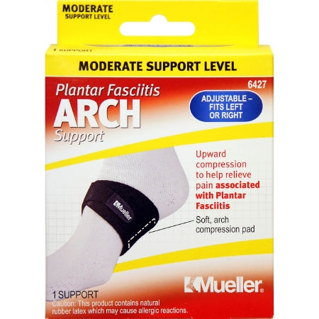 Mueller Sports Medicine Arch Support Mueller® One Size Fits Most Hook and Loop Strap Closure Left or Right Foot