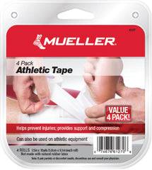 Mueller Sports Medicine Athletic Tape MTape® Cotton / Zinc Oxide 10 Yard White NonSterile