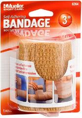 Mueller Sports Medicine Cohesive Bandage Mueller® 3 Inch X 5 Yard Standard Compression Self-adherent Closure Beige NonSterile