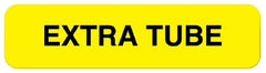 United Ad Label Pre-Printed Label UAL™ Laboratory Use Yellow Paper Extra Tube Black Safety and Instructional 5-16 X 1-1/4 Inch - M-1141833-1598 - Roll of 1