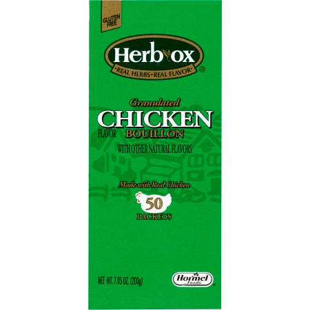 Hormel Food Sales Instant Broth Herb-Ox® Chicken Flavor Bouillon Ready to Use 8 oz. Individual Packet