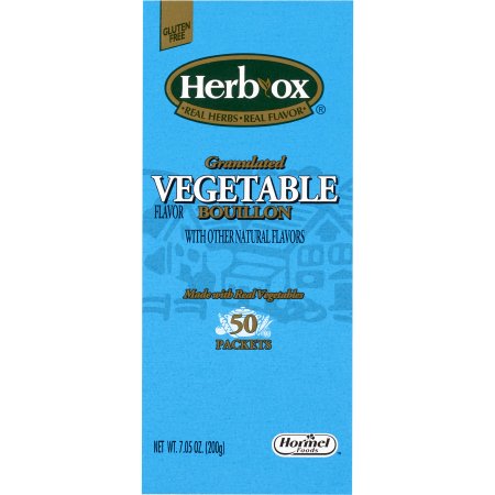 Hormel Food Sales Instant Broth Herb-Ox® Vegetable Flavor Bouillon Ready to Use 8 oz. Individual Packet