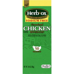 Hormel Food Sales Sodium Free Instant Broth Herb-Ox® Chicken Flavor Bouillon Ready to Use 8 oz. Individual Packet
