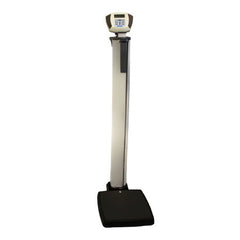 Health O Meter Column Scale with Height Rod Health O Meter® Digital Display 272 kg Capacity Gray AC Operation