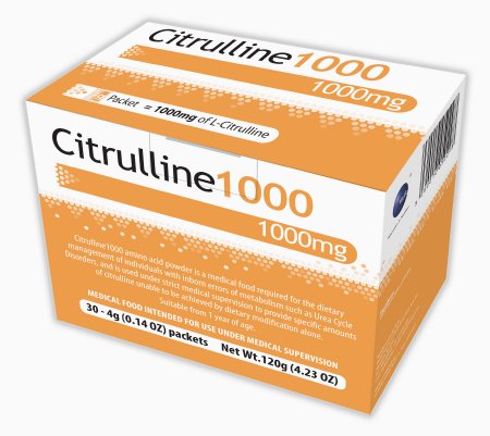 Vitaflo USA LLC Amino Acid Oral Supplement Citrulline1000 Unflavored 4 Gram Individual Packet Powder