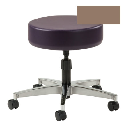 Clinton Industries STOOL, EXAM SCREW ADJ ALUM BASE CAPPUCCINO