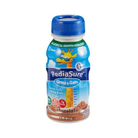 Abbott Nutrition Pediatric Oral Supplement / Tube Feeding Formula PediaSure® Milk Chocolate Flavor 8 oz. Bottle Ready to Use