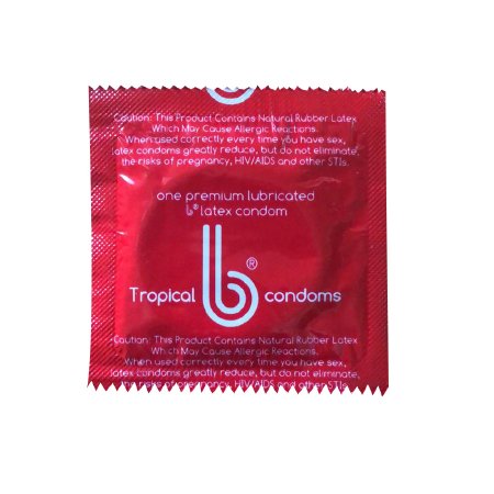 B Holding Group Condom b® Lubricated One Size Fits Most 1,000 per Case