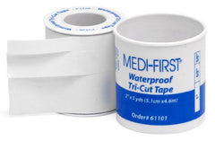 Medical Tape Medi-First® Waterproof Adhesive 3/8 / 5/8 / 1 Inch X 5 Yard White NonSterile