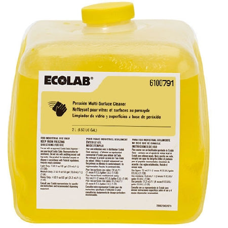 Ecolab Ecolab® Peroxide Multi-Surface Surface Disinfectant Cleaner Peroxide Based Liquid 2 Liter Jug Scented NonSterile - M-1144390-3142 - Case of 2