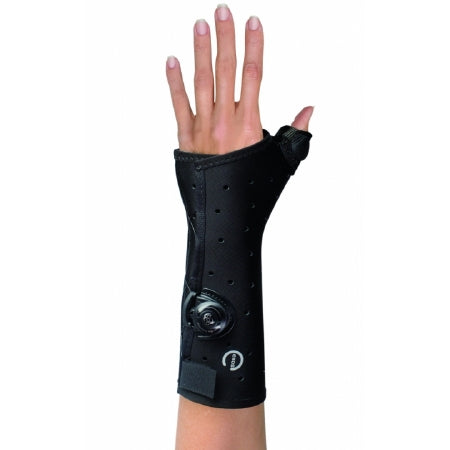 DJO Thumb Splint Exos® 2X-Small Boa® Lacing System Right Hand Black