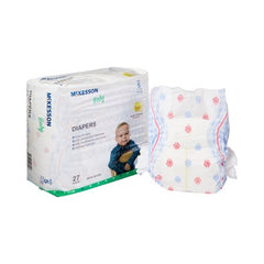 Unisex Baby Diaper McKesson Size 5 Disposable Moderate Absorbency - M-1144478-1808 - Case of 4