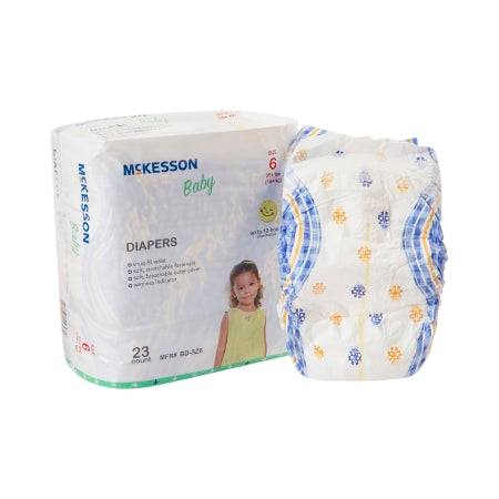 Unisex Baby Diaper McKesson Size 6 Disposable Moderate Absorbency - M-1144479-2778 - Case of 4