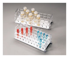 Thermo Scientific Nalge Storage Test Tube Rack Nalgene™ 40 Place 16 to 20 mm Tube Size Clear 4-1/2 X 11 Inch