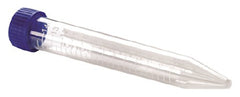 Thermo Scientific Nalge Nunc™ Centrifuge Tube Conical Bottom Plain 15 mL Without Color Coding Screw Cap Polypropylene Tube