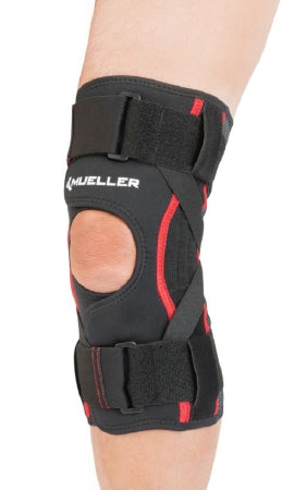 Mueller Sports Medicine Knee Brace OmniForce® AKS-500 Small / Medium D-Ring / Hook and Loop Strap Closure 12 to 16 Inch Knee Circumference Left or Right Knee