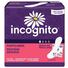First Quality Feminine Pad Incognito® Pantyliner Regular Absorbency