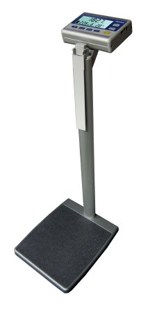 Befour Column Scale with Height Rod Befour Smart View Display 750 lbs. Capacity Black / Silver Battery Operated