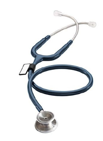 MDF Instruments Direct Classic Stethoscope MDF® Navy Blue 2-Tube 12.9 Inch Tube Double-Sided Chestpiece