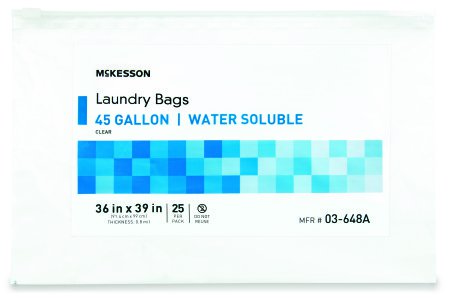 Laundry Bag McKesson Water Soluble 40 to 45 gal. Capacity 36 X 39 Inch - M-1147892-3053 - Case of 100